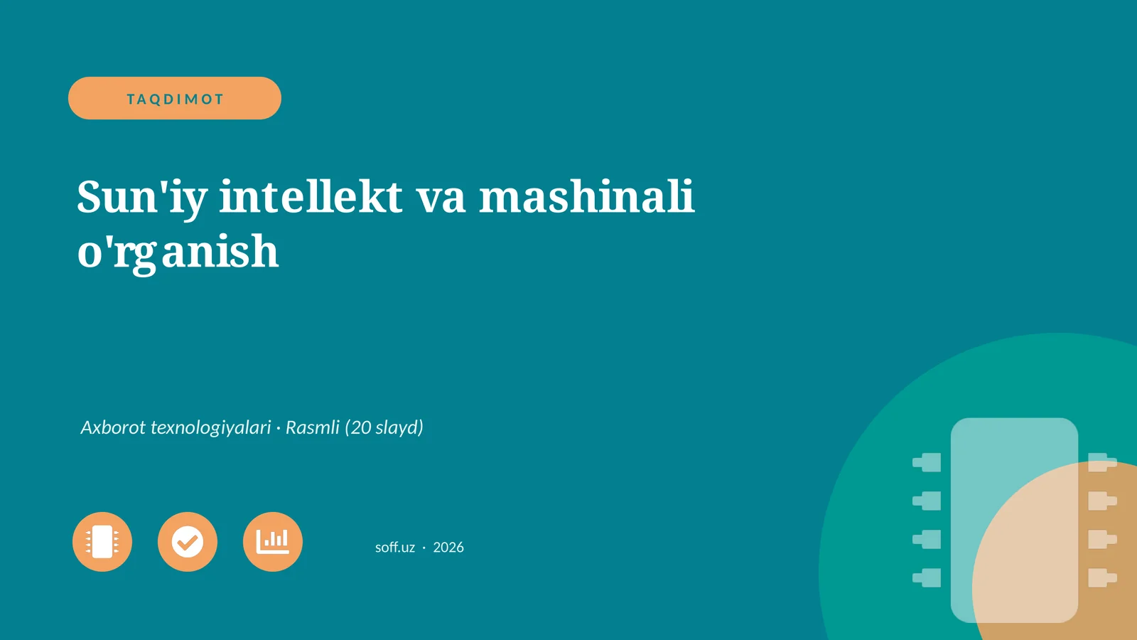 Sun'iy intellekt va mashinali o'rganish