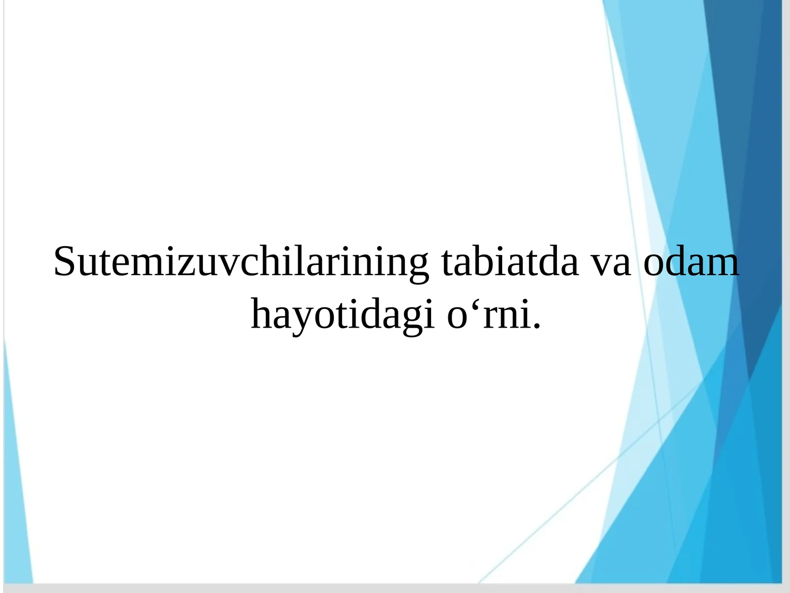 Sutemizuvchilar