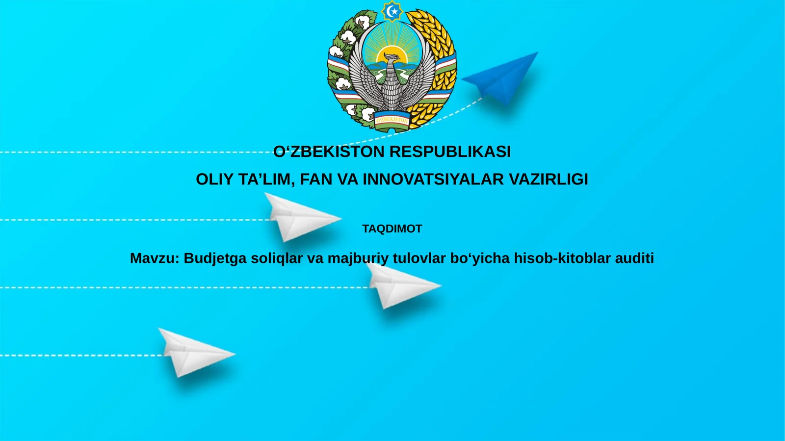 Soliqlar va Majburiy To'lovlarni Hisoblash Auditi