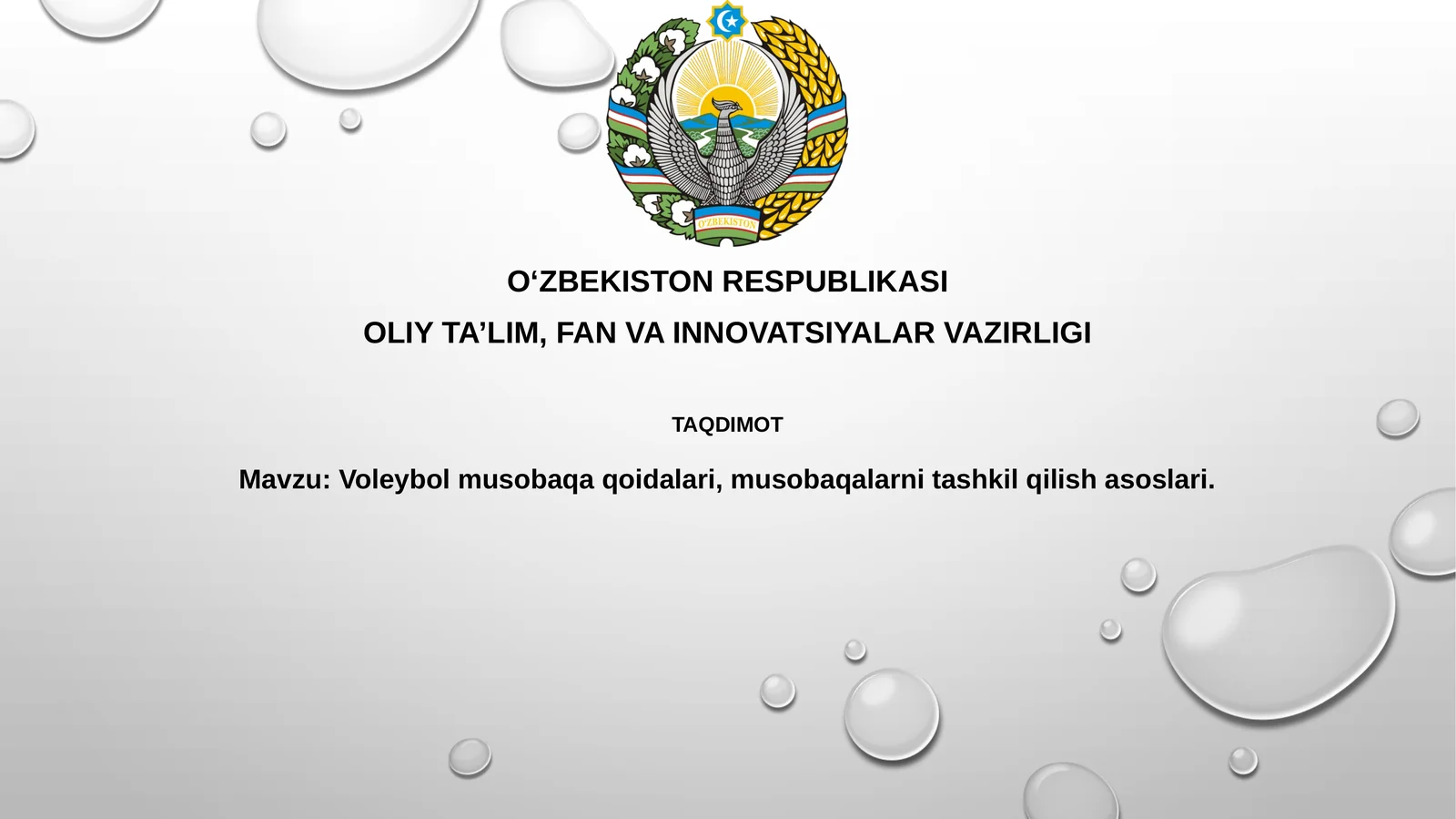 Voleybol musobaqa qoidalari, musobaqalarni tashkil qilish asoslari