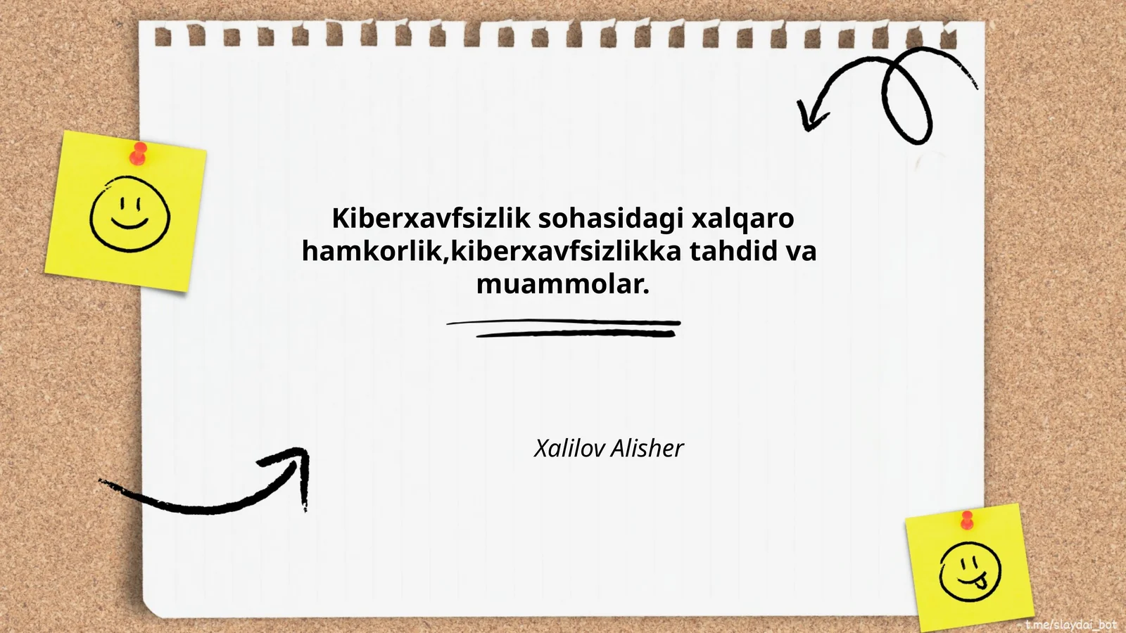 Kiberxavfsizlik sohasidagi xalqaro hamkorlikning ahamiyati