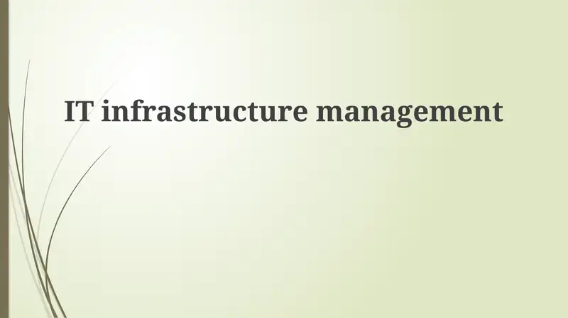IT Infrastructure Management