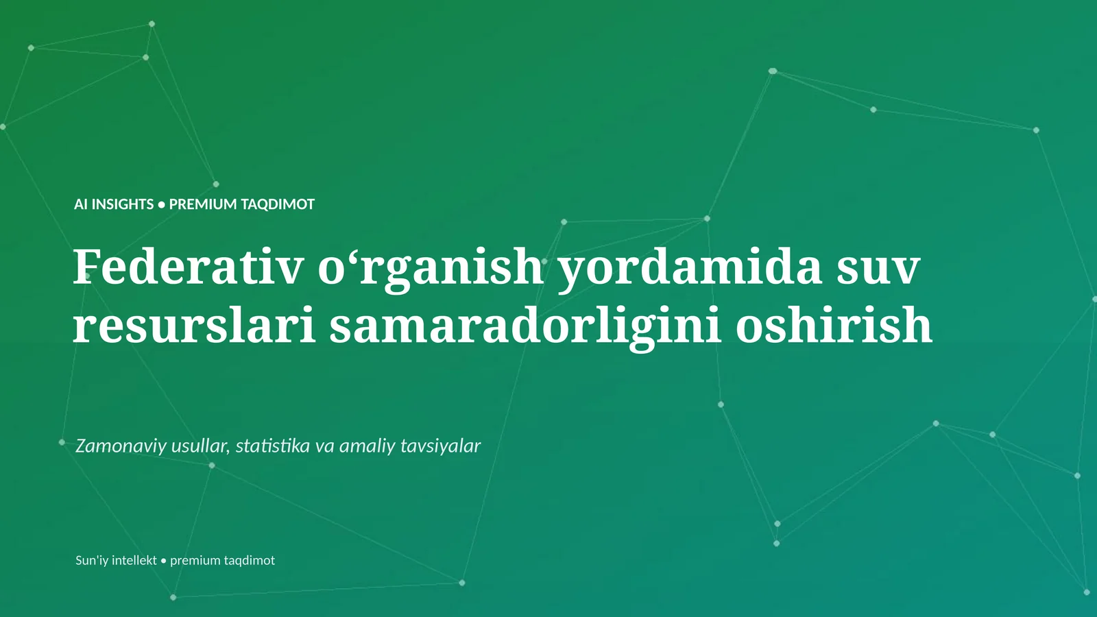 PREMIUM TAQDIMOT