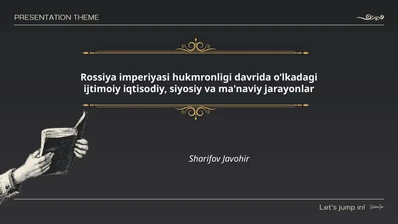 Rossiya imperiyasi hukmronligi davrida oʻlkadagi ijtimoiy iqtisodiy, siyosiy va ma'naviy jarayonlar