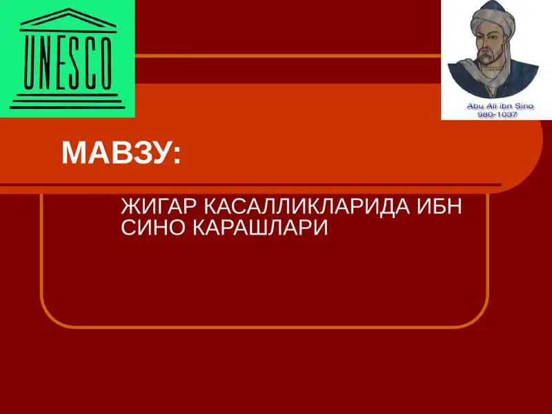 Жигар касалликларида Ибн Сино карашлари