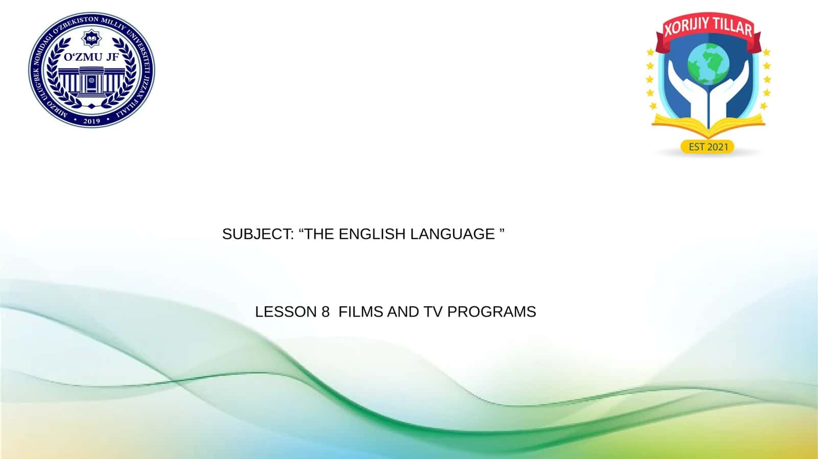 THE ENGLISH LANGUAGE