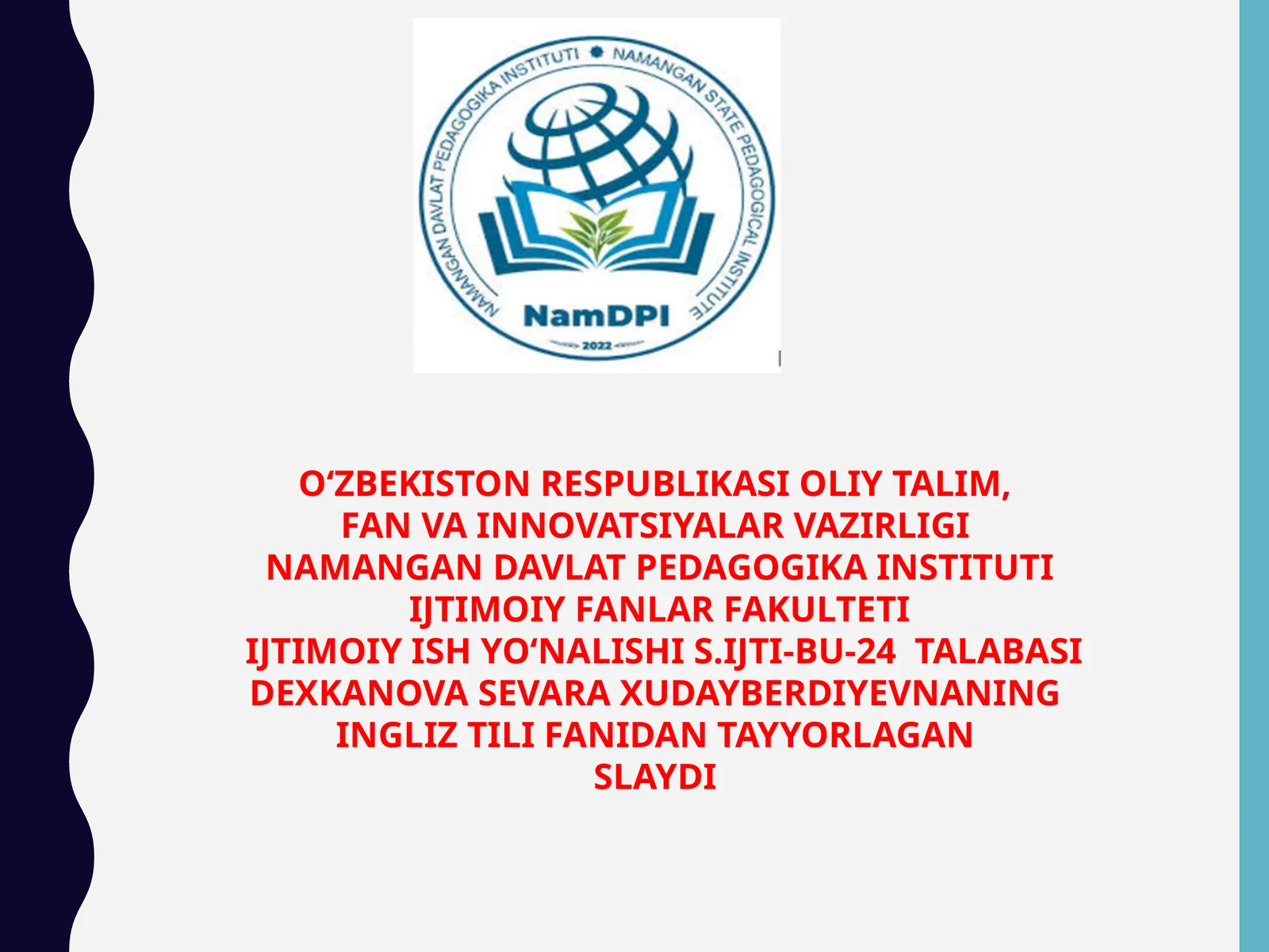 INGLIZ TILI