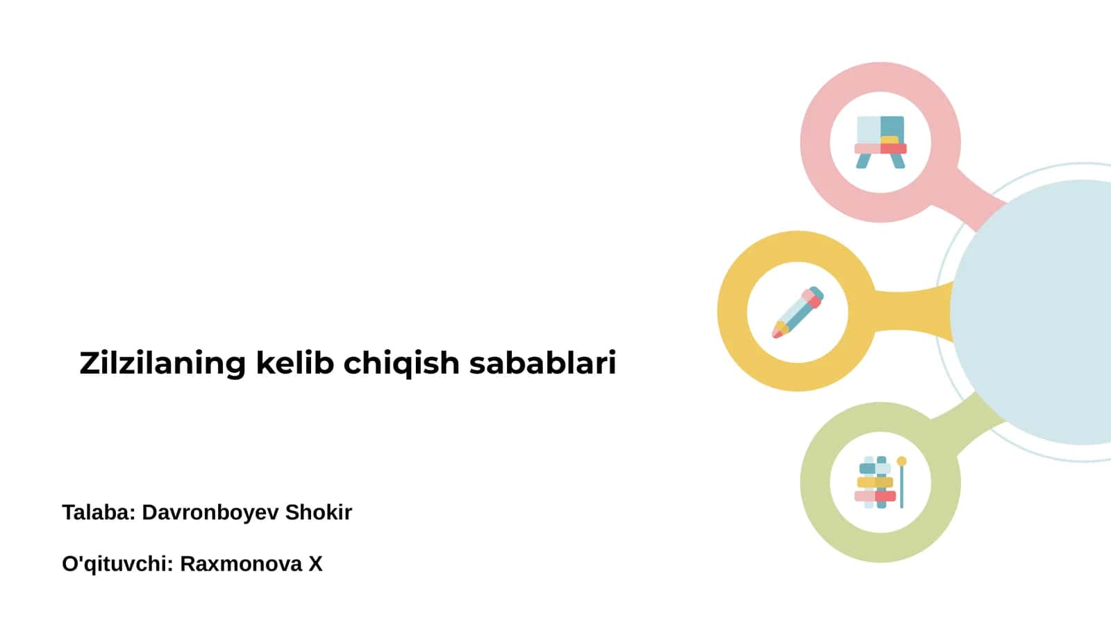 Zilzilaning kelib chiqish sabablari