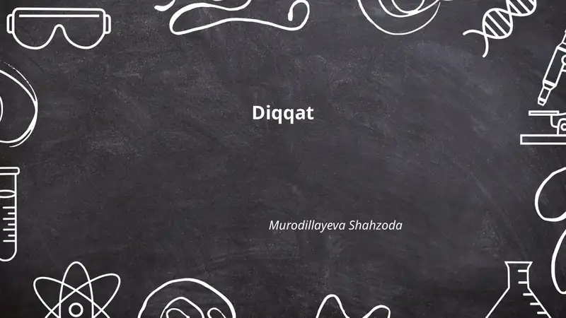Diqqat tushunchasi va turlari