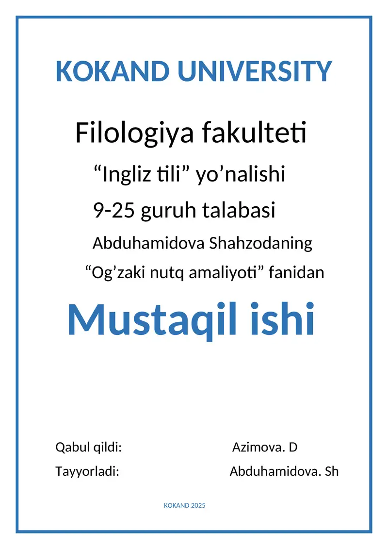 Introduction to Turkey’s Education System / Turkiya ta’lim tizimiga kirish