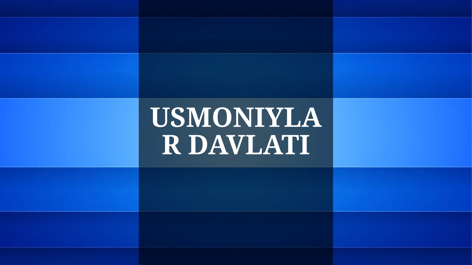 Usmoniylar Davlati