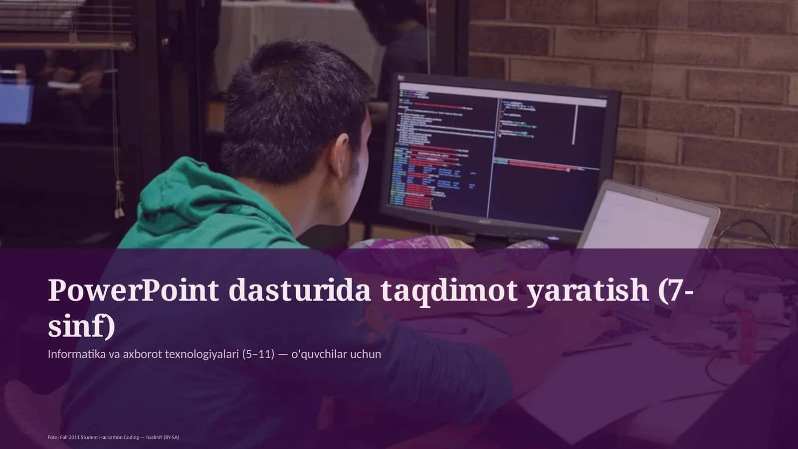 PowerPoint dasturida taqdimot yaratish (7-sinf)