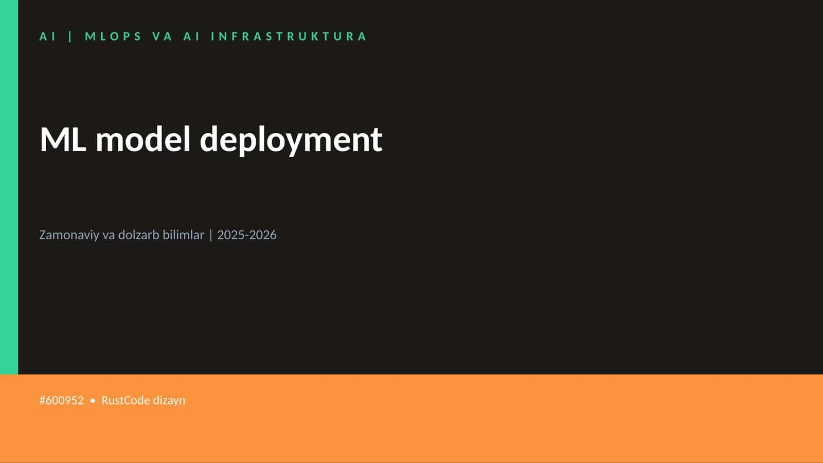 Zamonaviy va dolzarb bilimlar | 2025-2026