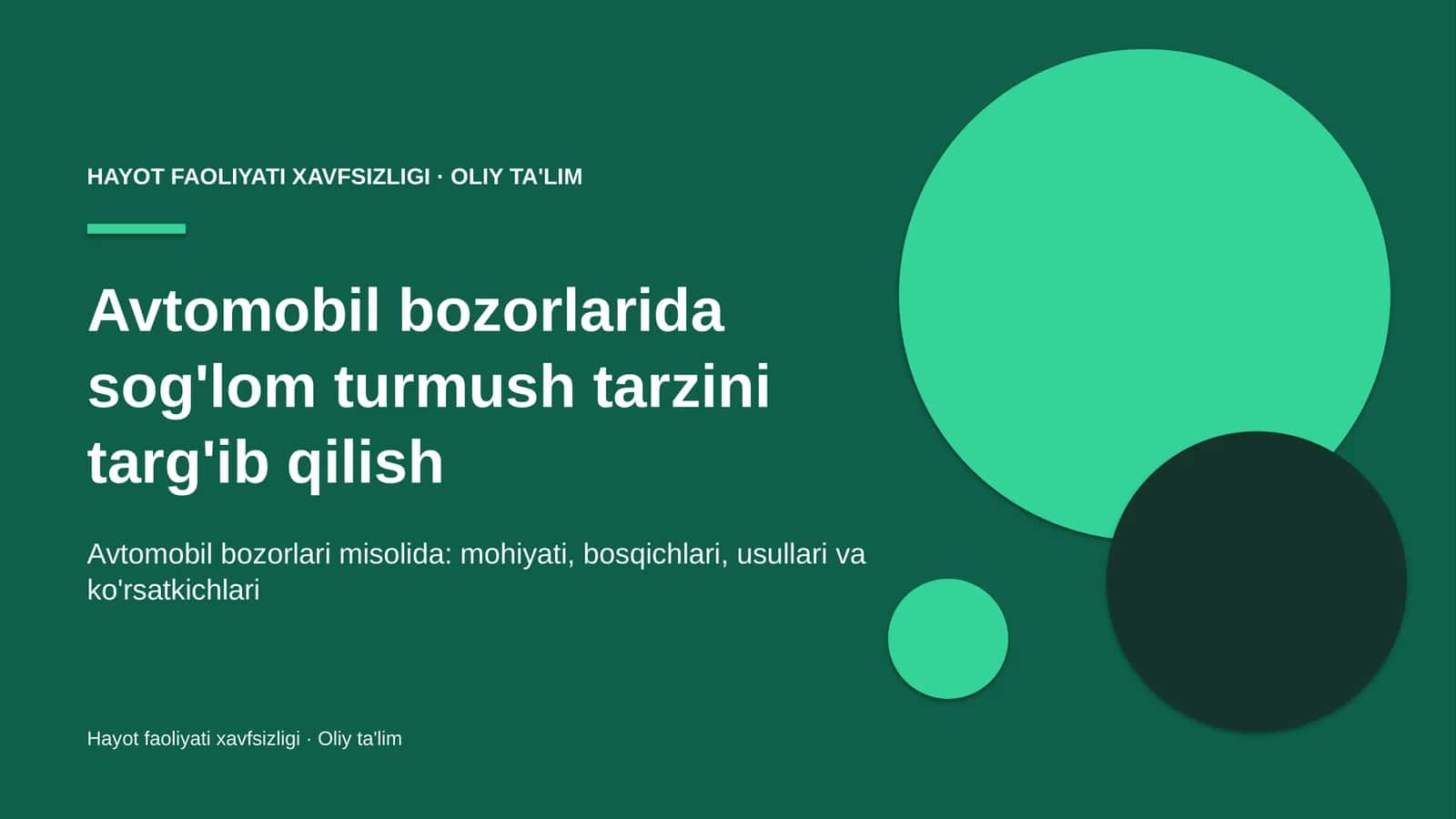 avtomobil bozorlarida sog'lom turmush tarzini targ'ib qilish 3701
