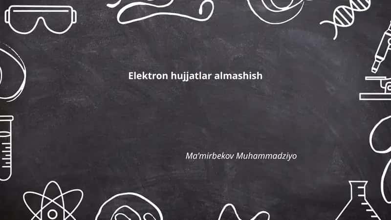 Elektron hujjatlar almashish