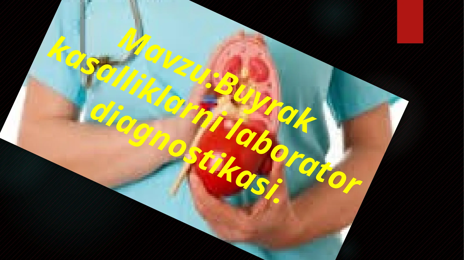 Buyrak kasalliklarini laborator diagnostikasi