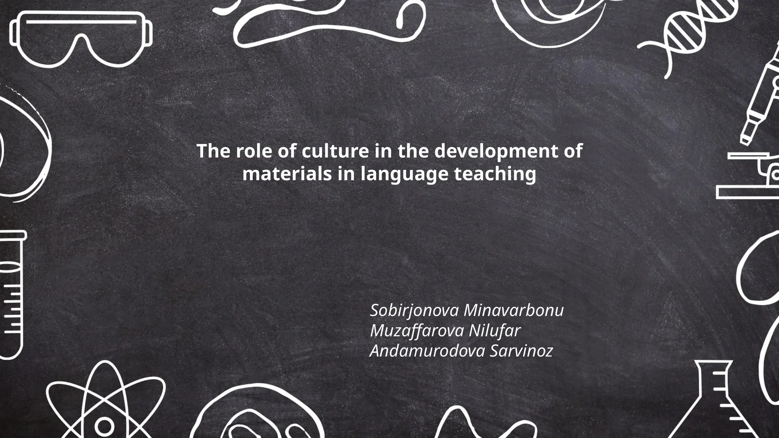 The role of culture in the development of materials in language teaching