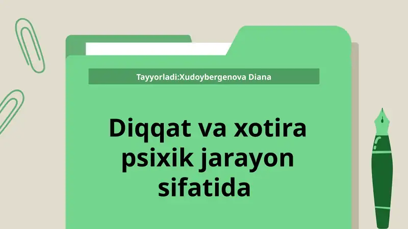 Diqqatning turlari