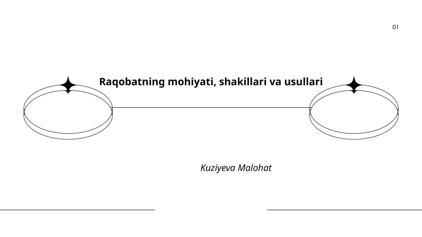 Raqobatning mohiyati, shakillari va usullari by Kuziyeva Malohat
