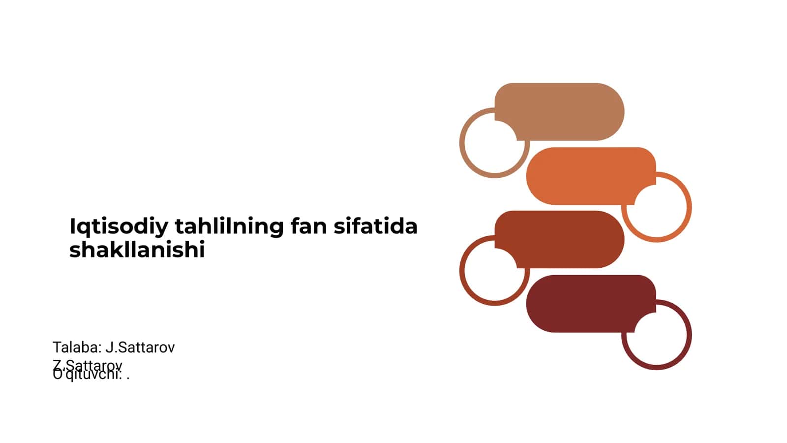 Iqtisodiy tahlilning fan sifatida shakllanishi