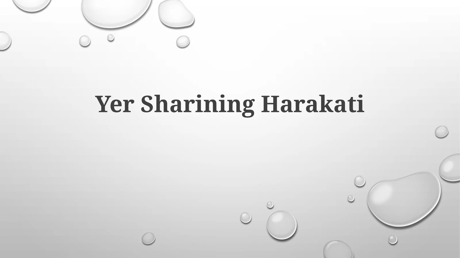 YerShariningHarakati