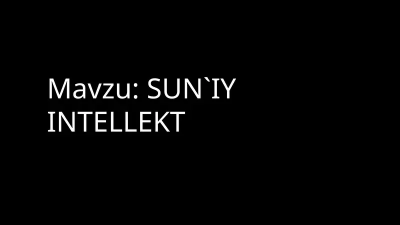 SUN`IYINTELLEKT