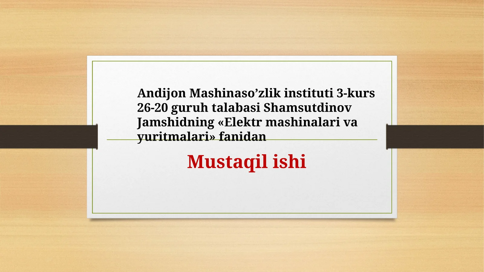 SINXRON MASHINADAGI QUVVATI ISROFLARI VA FIK.SINXRON MASHINALARNING MAXSUS TURLARI