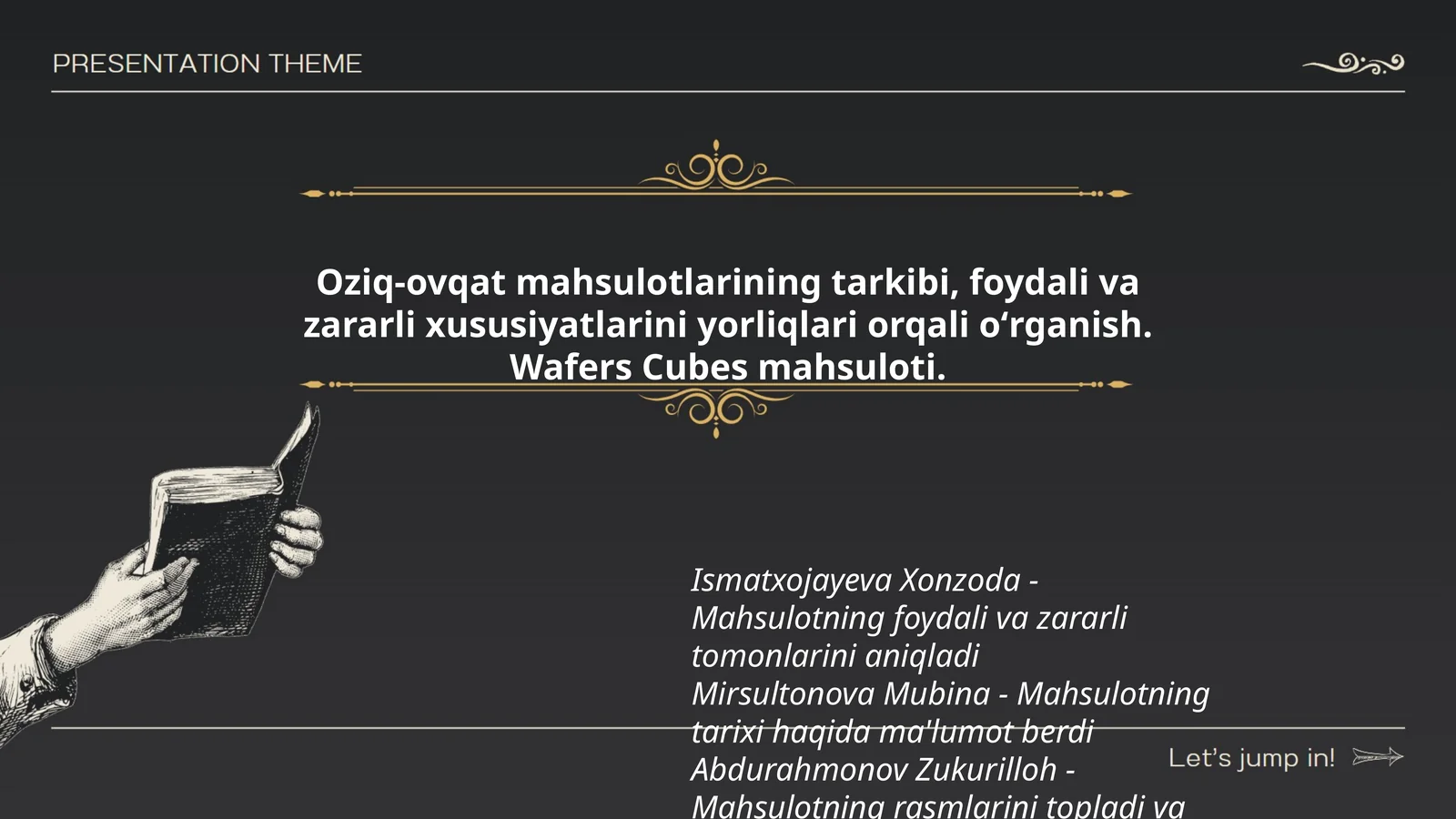 Wafers Cubes mahsuloti