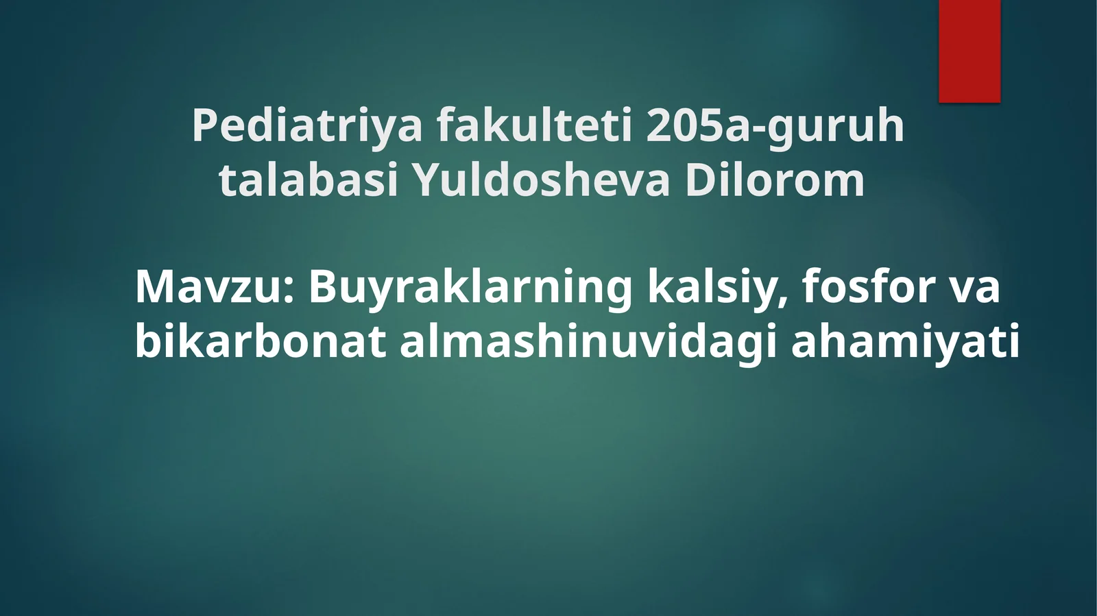 Buyraklarning kalsiy, fosfor va bikarbonat almashinuviga ahamiyati