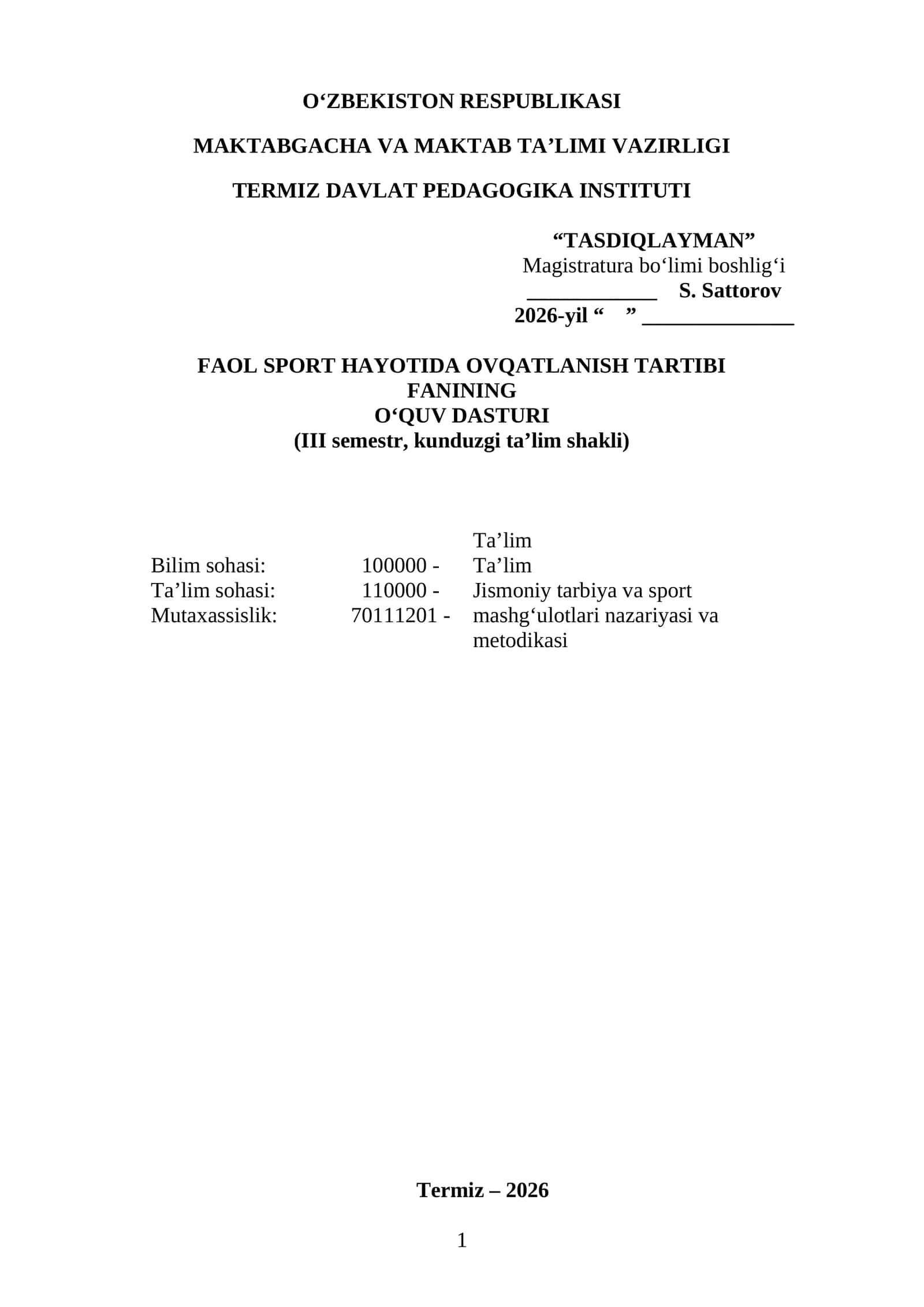 faol sport hayotida ovqatlanish tartibi