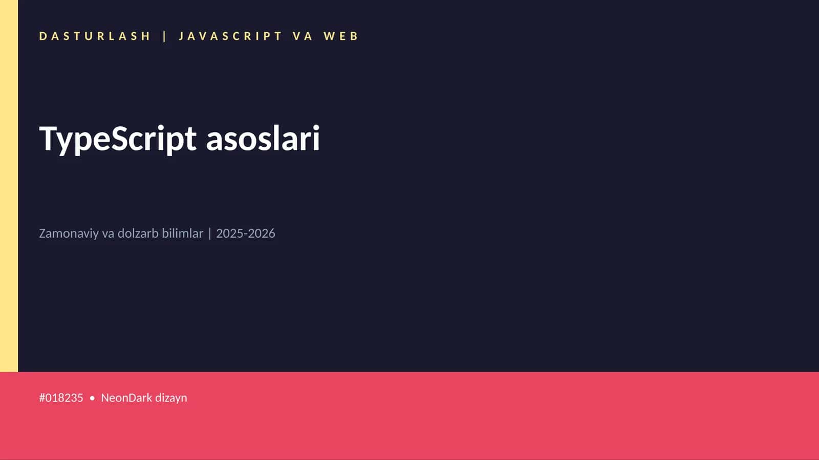 TypeScript asoslari