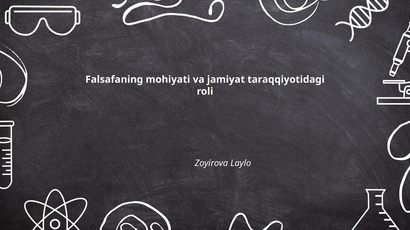 Falsafaning mohiyati va jamiyat taraqqiyotidagi roli