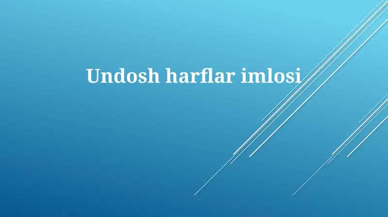 Undoshharflarimlosi