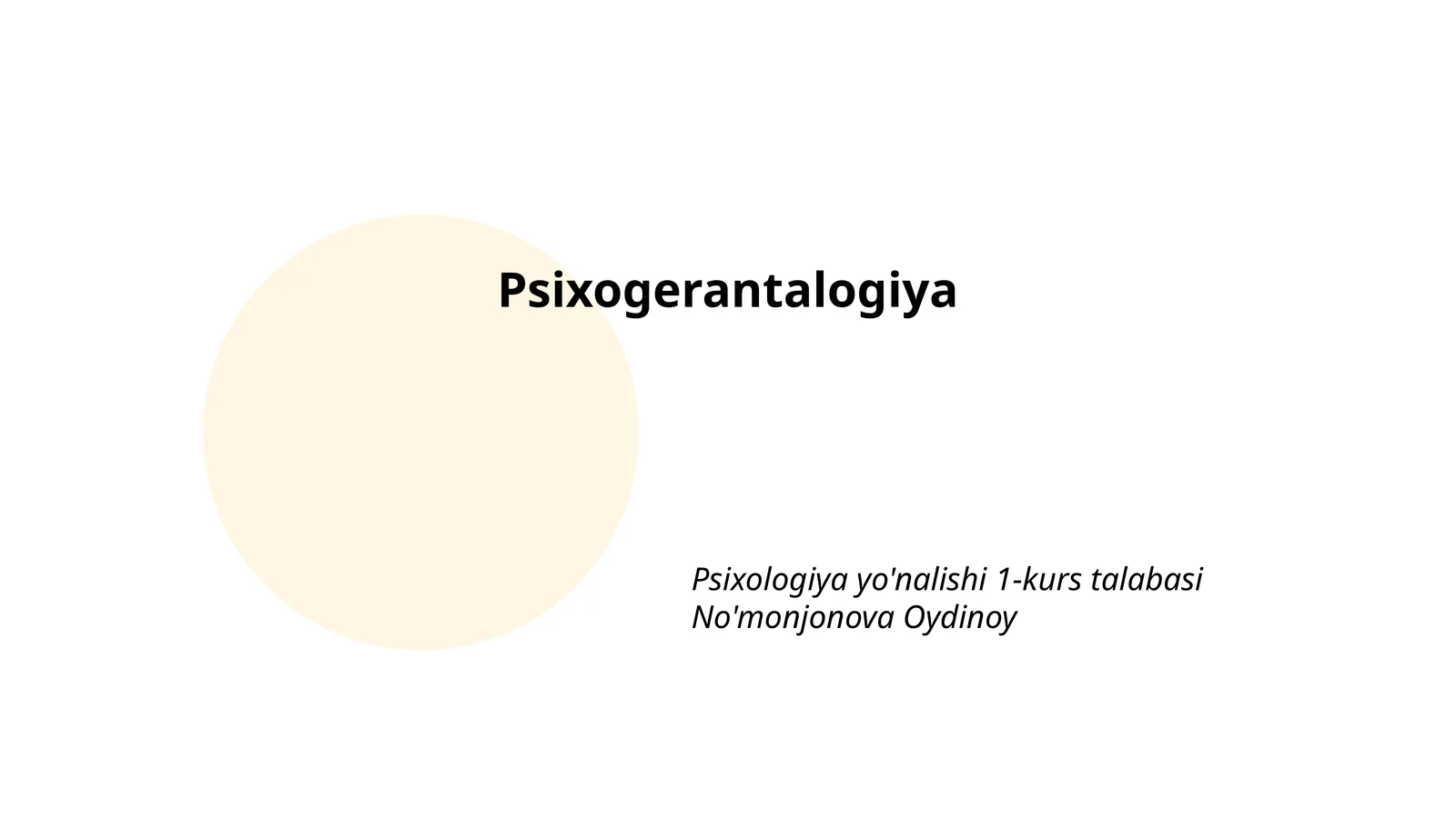 Psixogerantalogiya