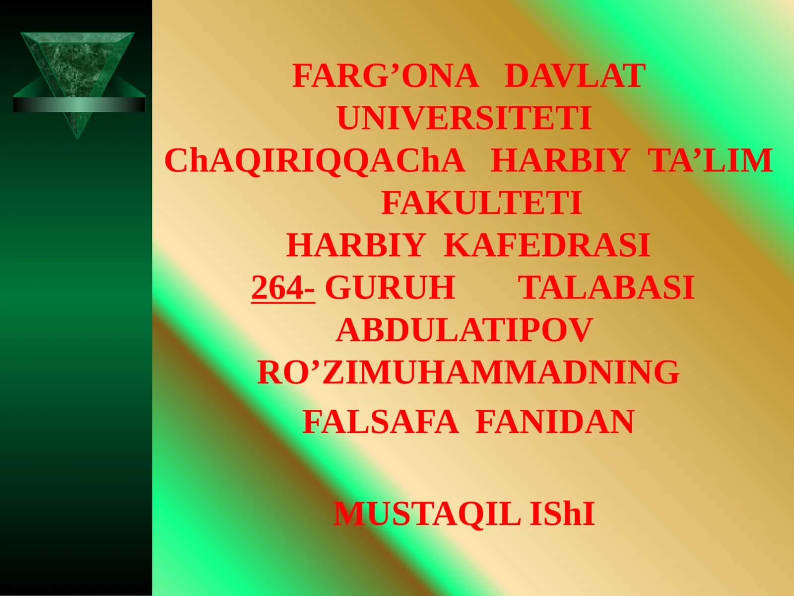 Shaxsning axloqiy fazilatlari