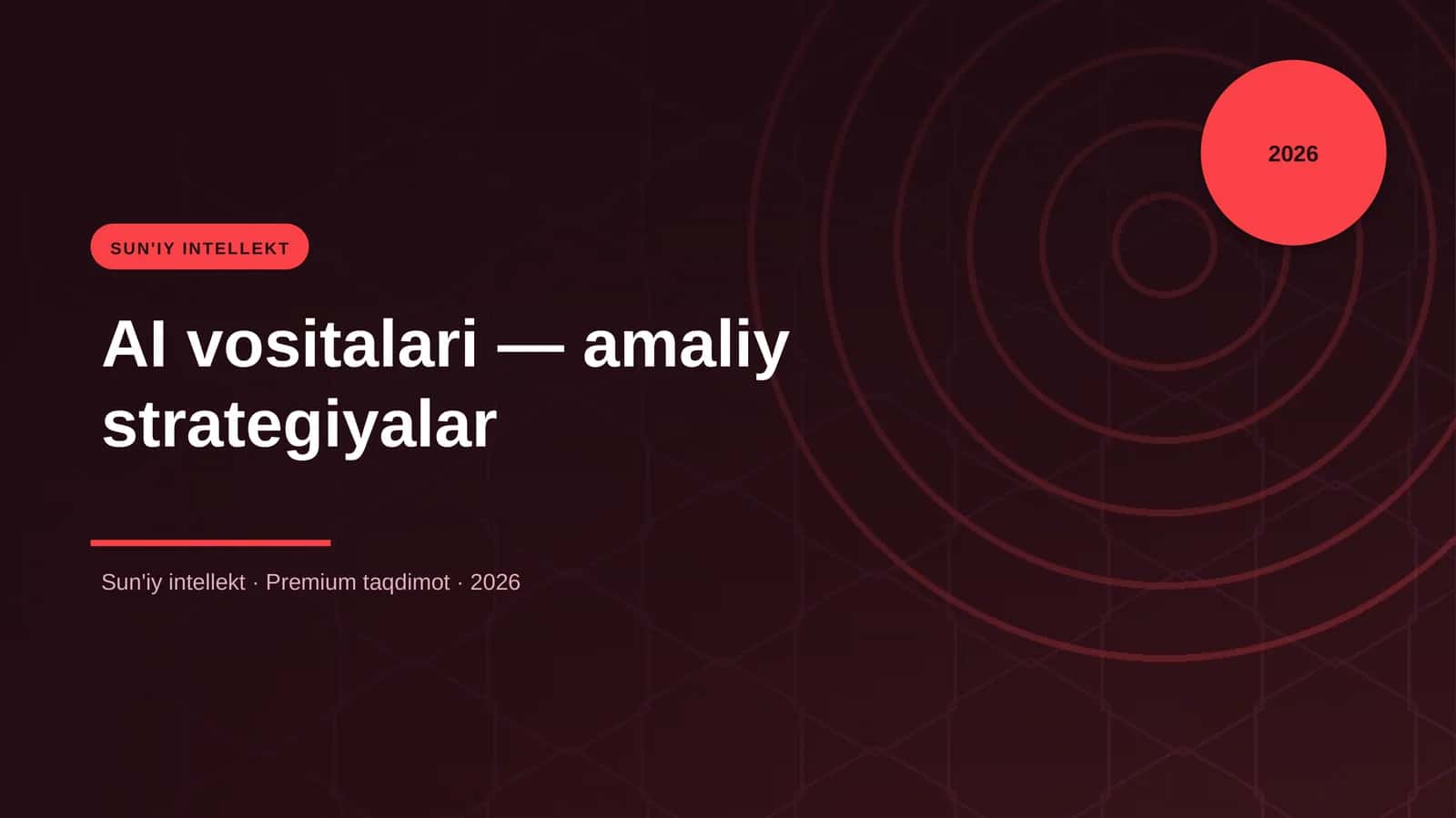 AI vositalari — amaliy strategiyalar