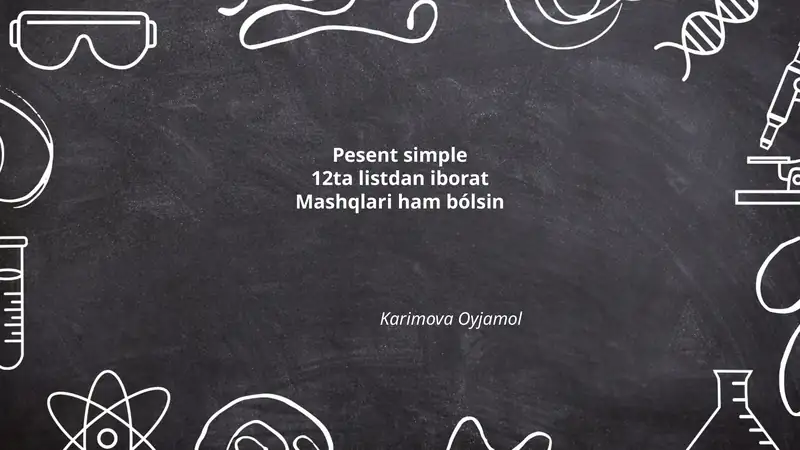 Pesent simple