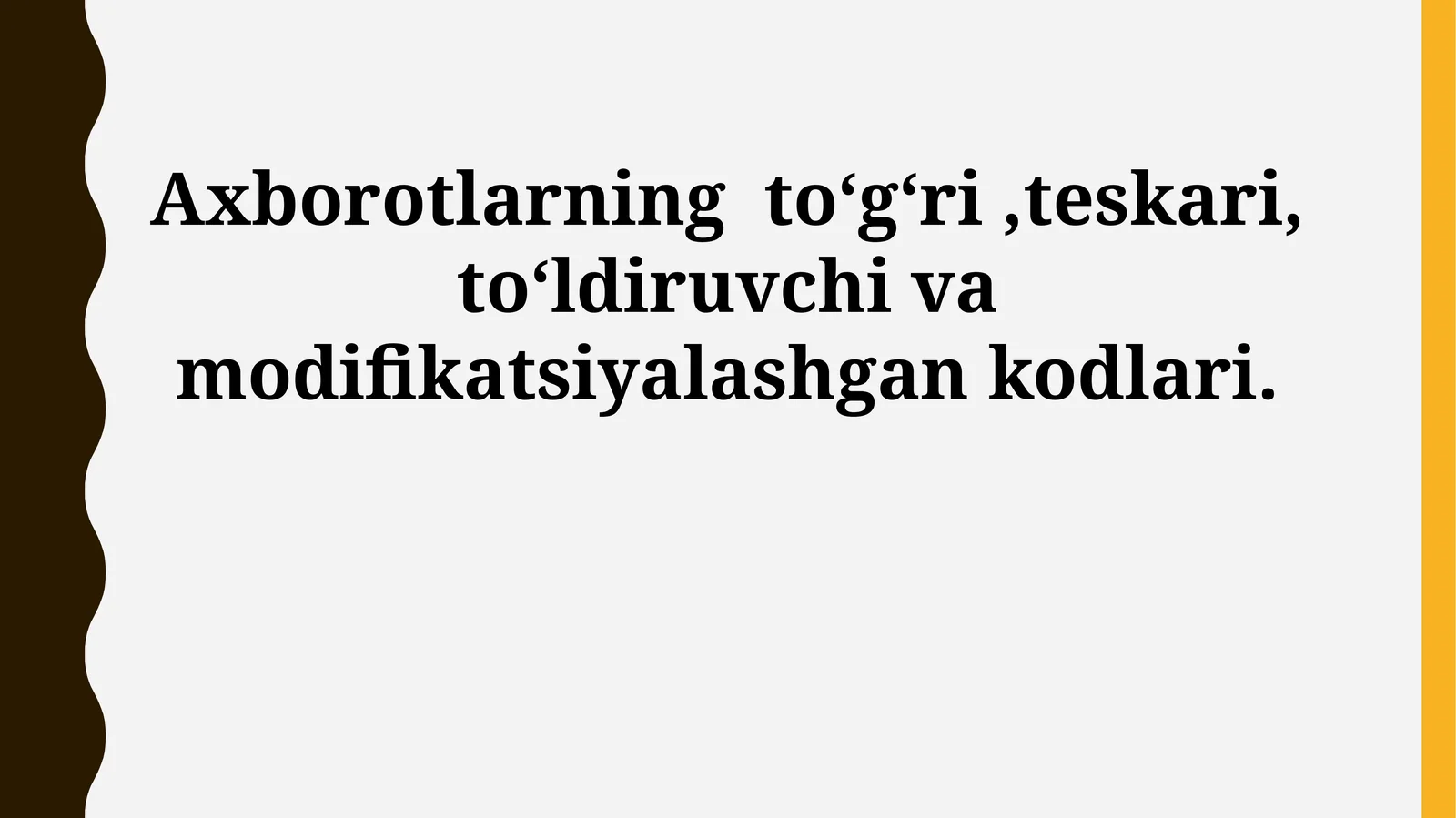 Kodlash standartlari