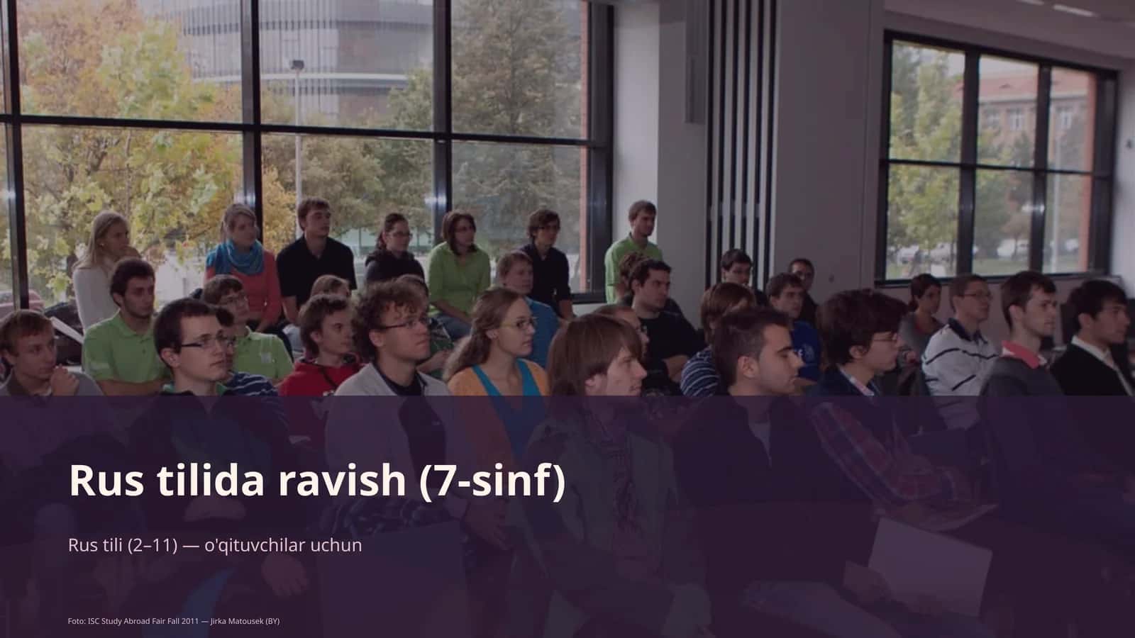 Rus tilida ravish (7-sinf)
