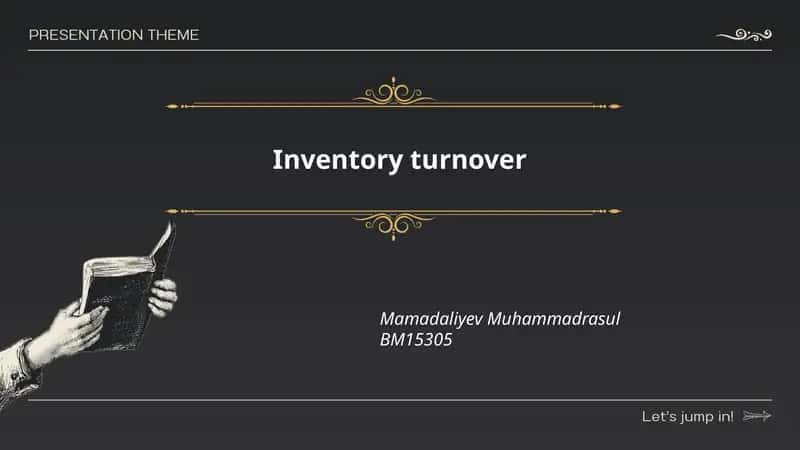Inventory turnover