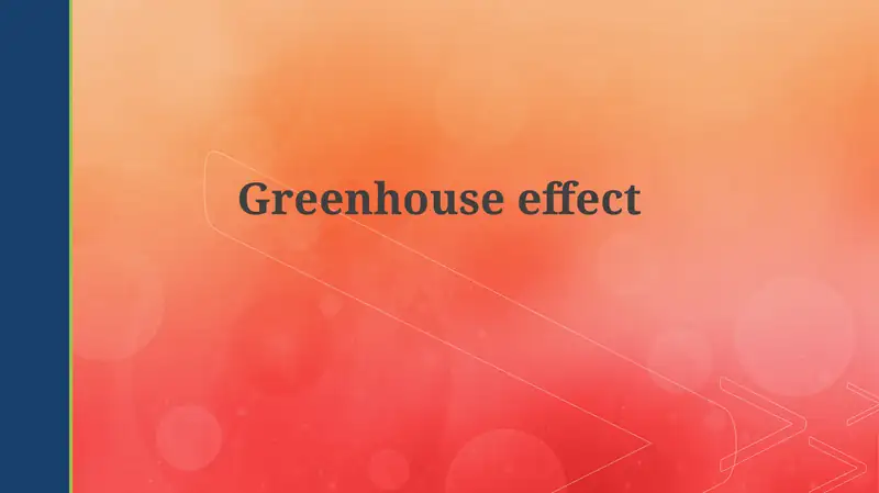 Greenhouse effect