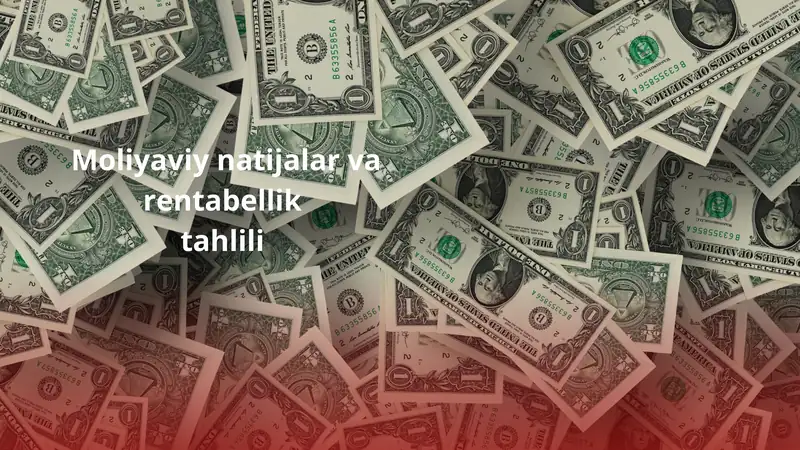 Moliyaviy natijalar va rentabellik tahlili