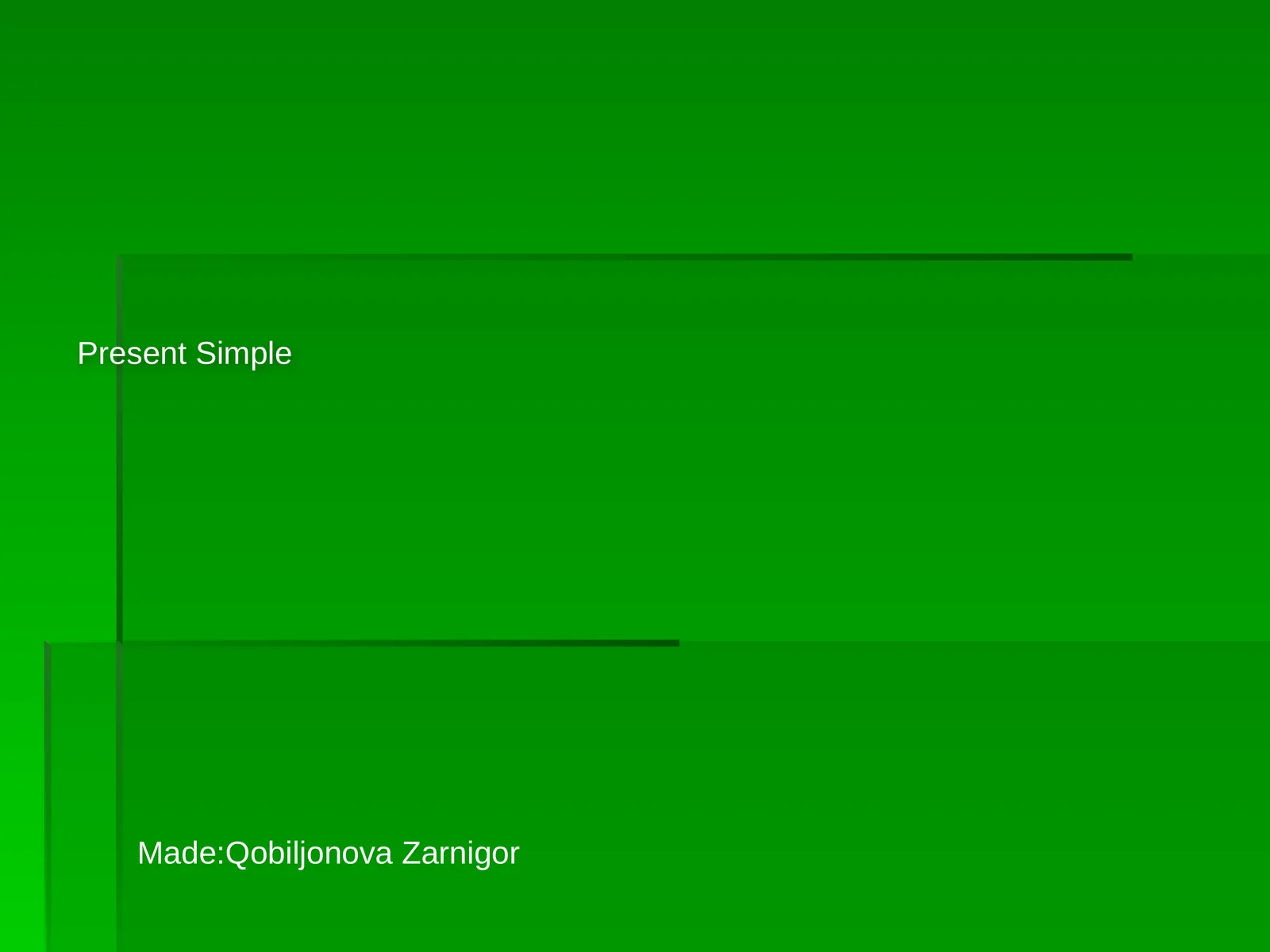 Present Simple