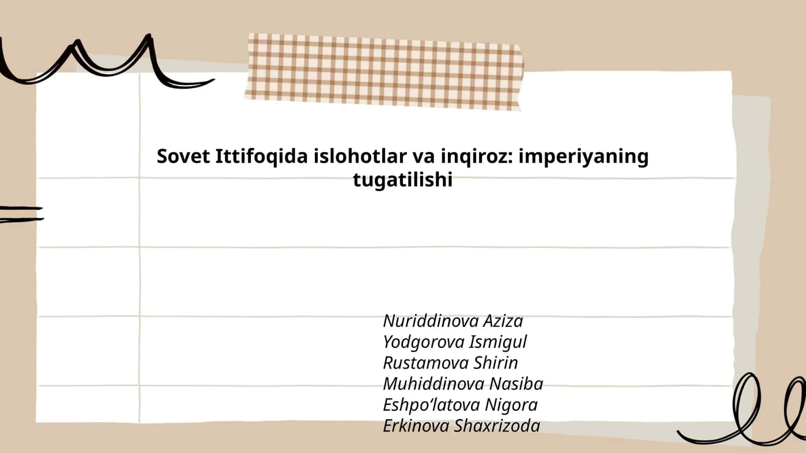 Sovet Ittifoqida islohotlar va inqiroz: imperiyaning tugatilishi