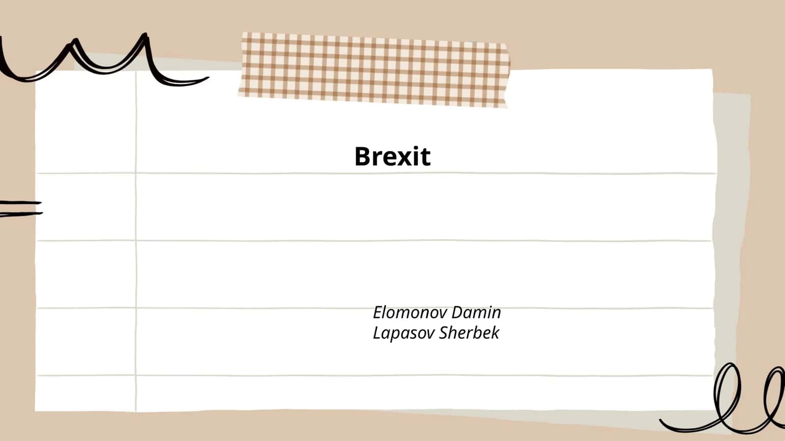 Brexit and the UK Economy