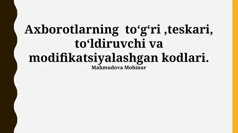 Kodlash standartlari