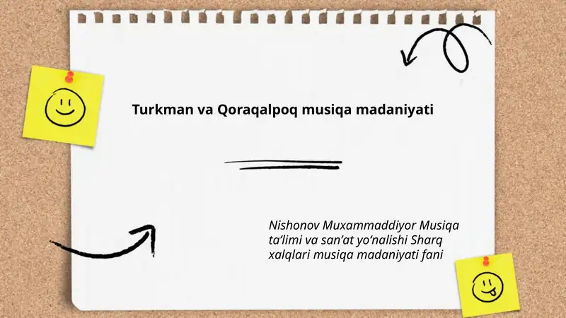Turkman va Qoraqalpoq musiqa madaniyati