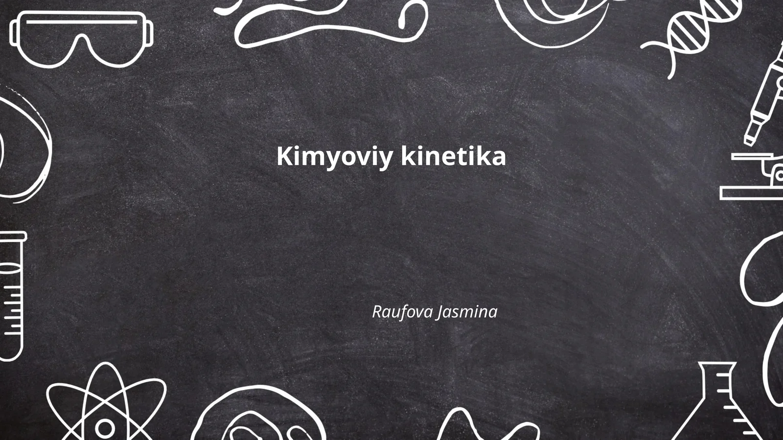 Kimyoviy kinetika