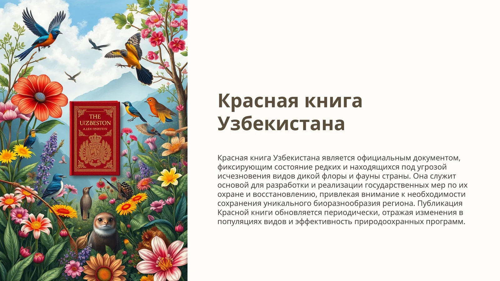 Красная книга Узбекистана