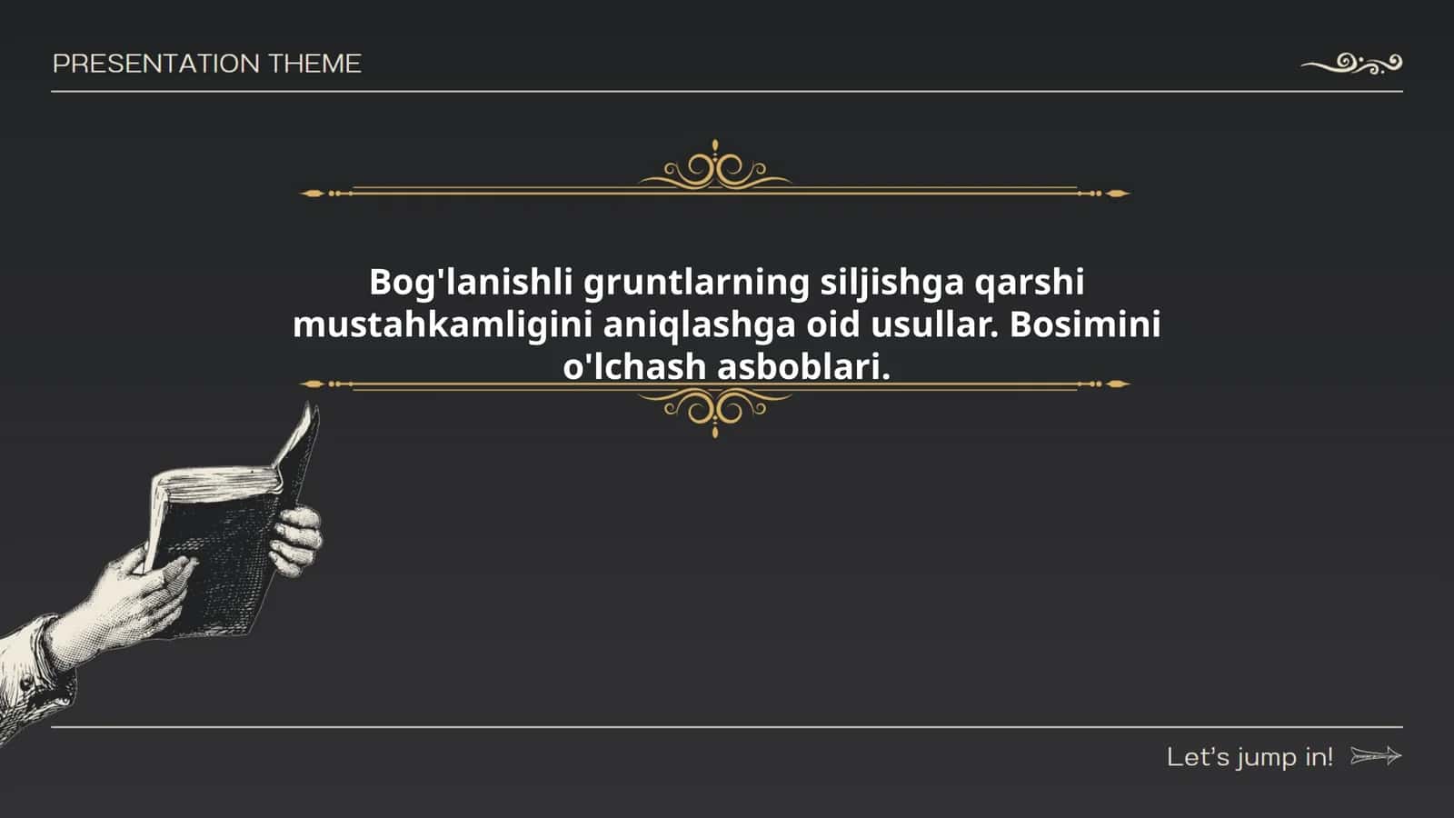 Bog'lanishli gruntlarning siljishga qarshi mustahkamligini aniqlashga oid usullar
